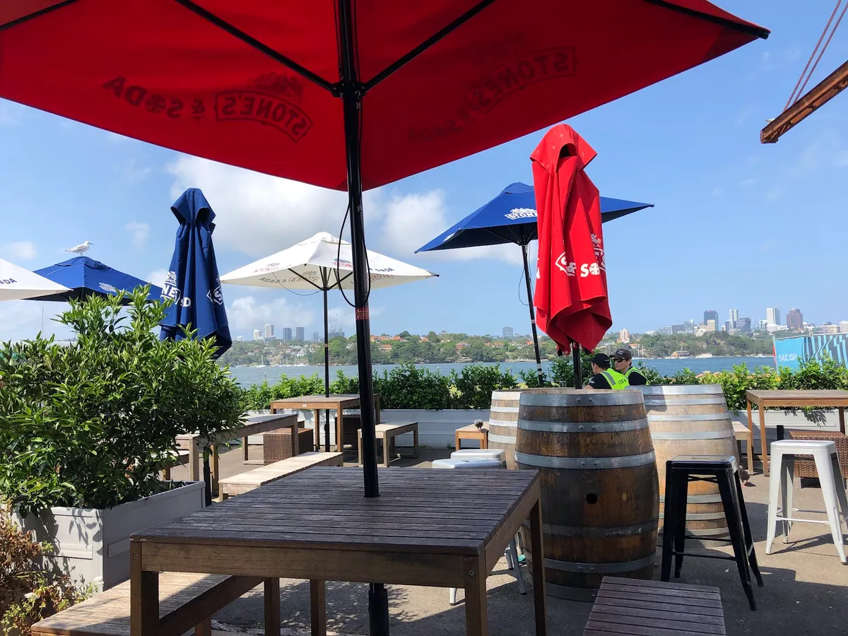 Photo of Cockatoo Overboard, one of the top bars in Cockatoo Island