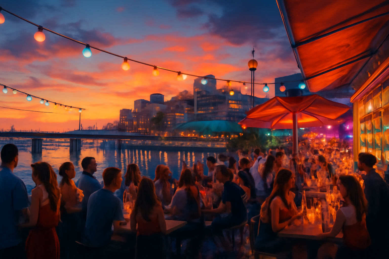 Darling Harbour Rooftop Pub Crawl Extravaganza