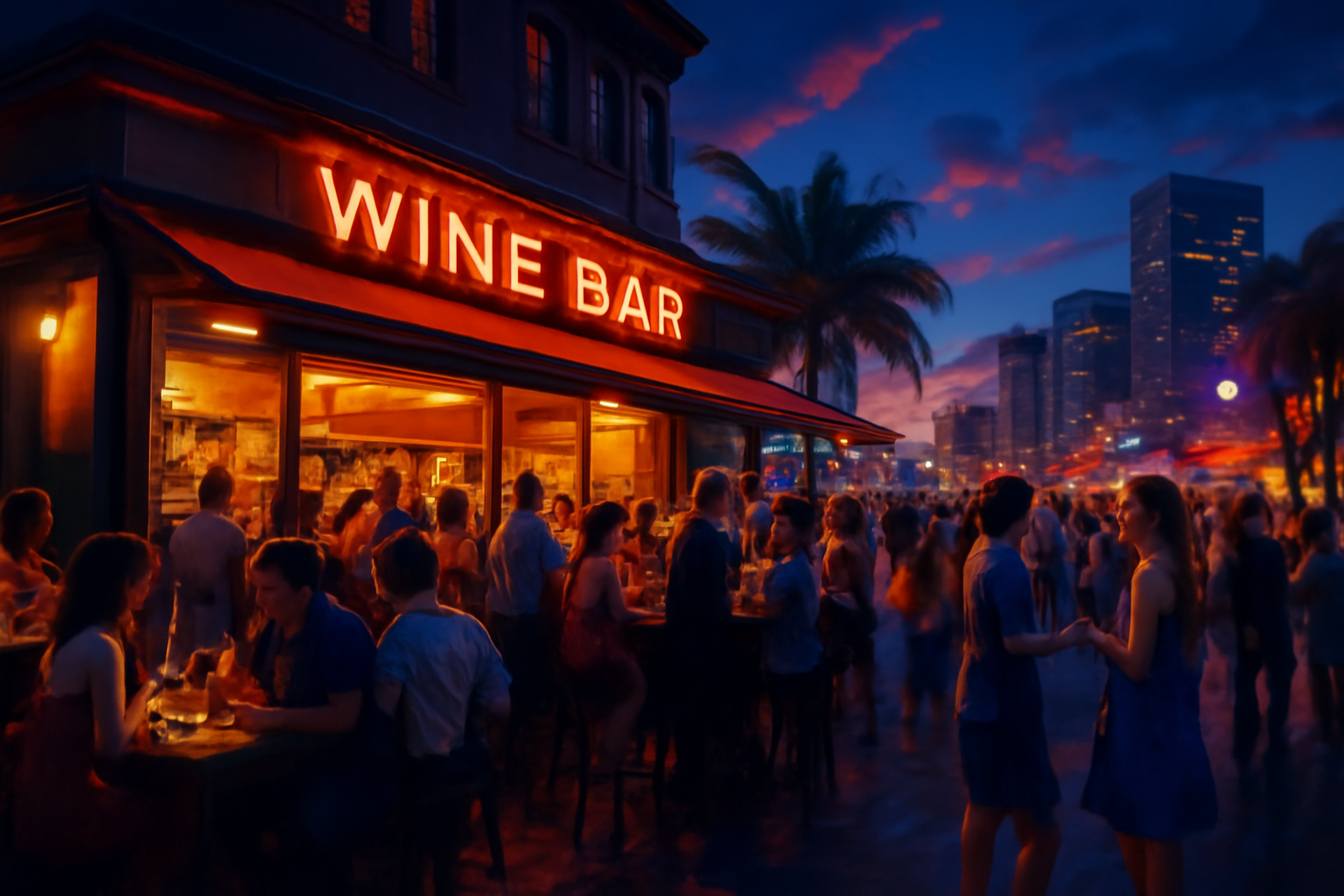 Darling Harbour Wine Bar Crawl: Seafood, Cocktails & Italian