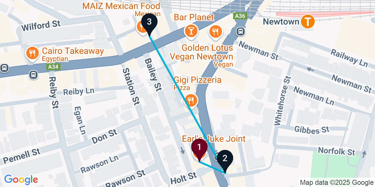 Map for Darling Harbour Wine Bar Crawl