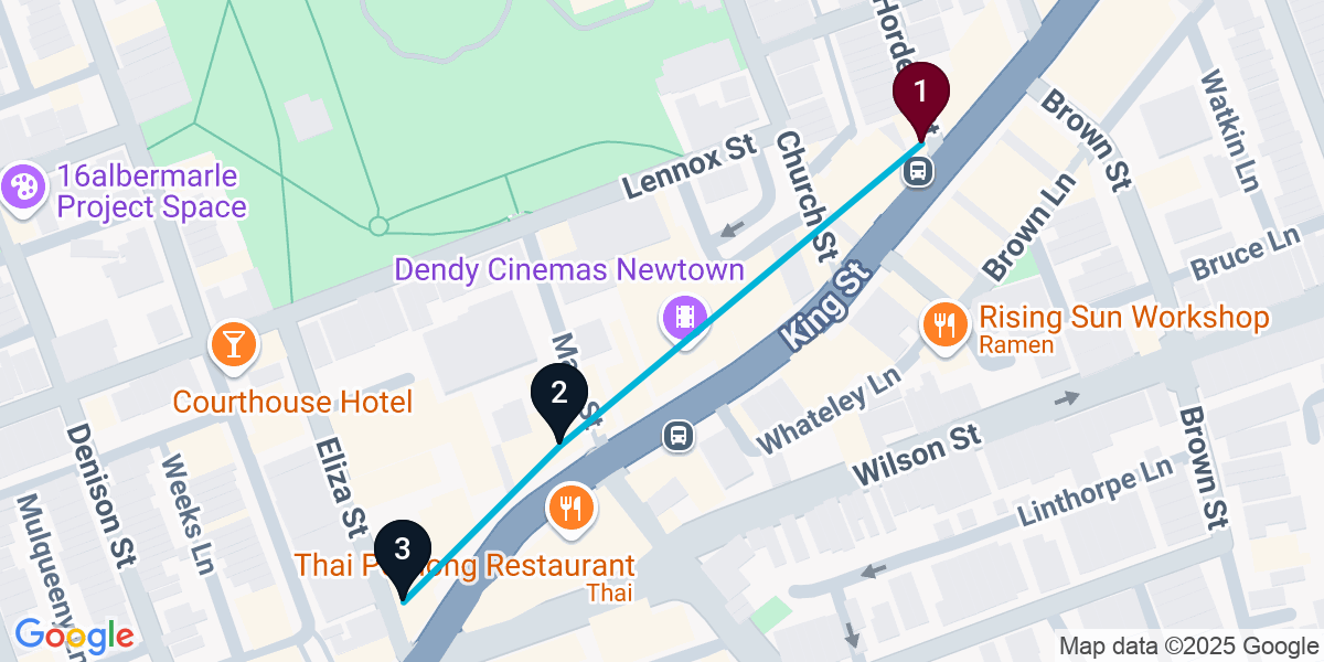 Map for Darling Harbour Rooftop Pub Crawl Extravaganza