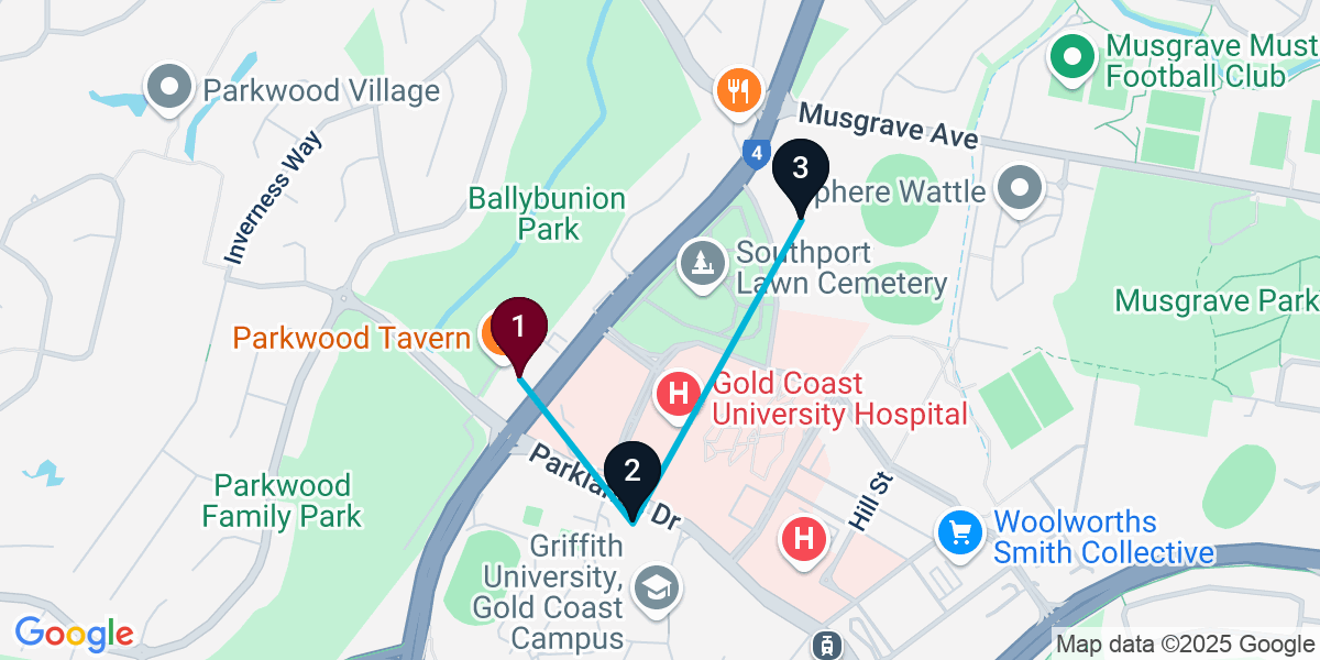 Map for Southport Bar Crawl