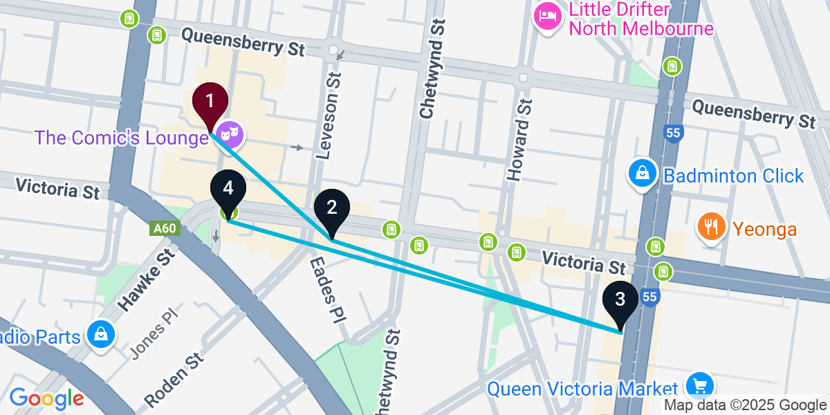 Map for Signature North West Melbourne Bar Crawl