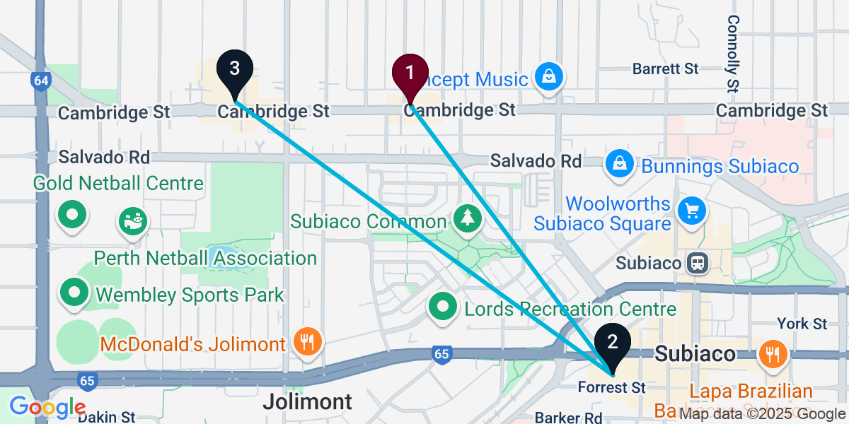 Map for 3-Stop Wembley Pub Bar Crawl