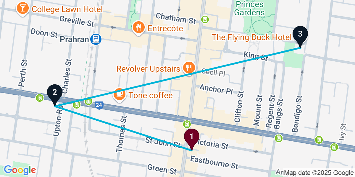 Map for Quick Windsor Pub Crawl
