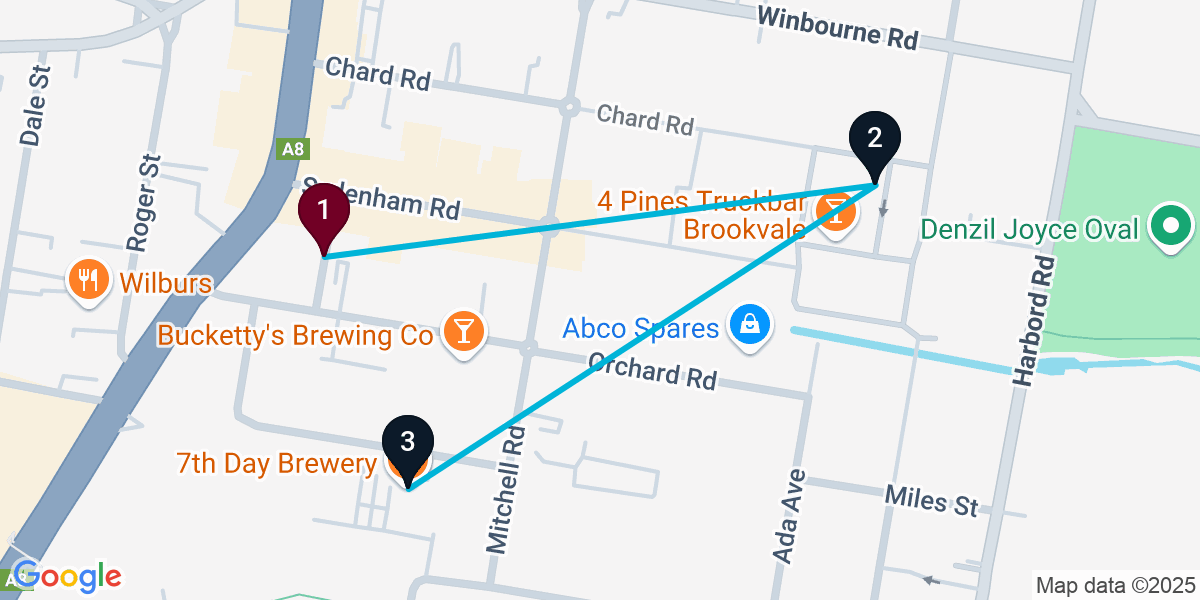 Map for Quick Brookvale Bar Crawl