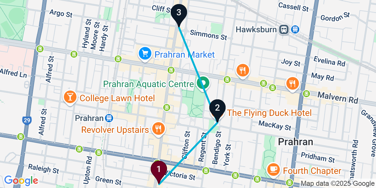 Map for Quick Windsor Pub Crawl
