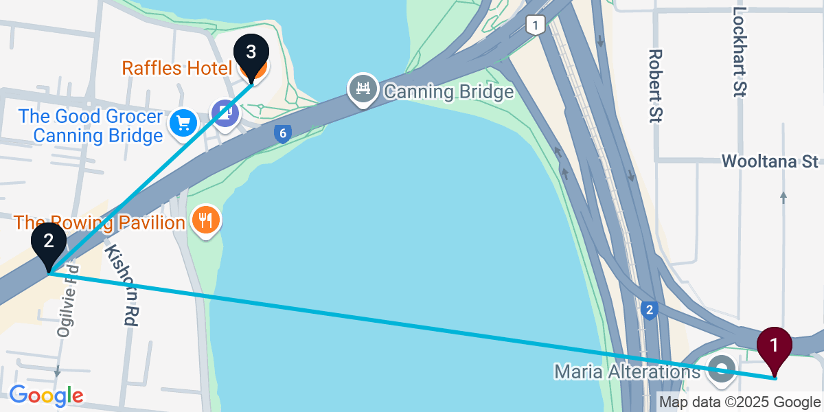 Map for Applecross Bar Crawl