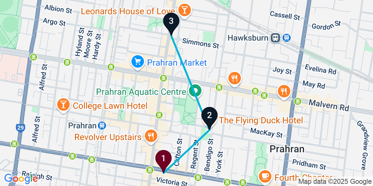 Map for Compact Windsor Pub Crawl
