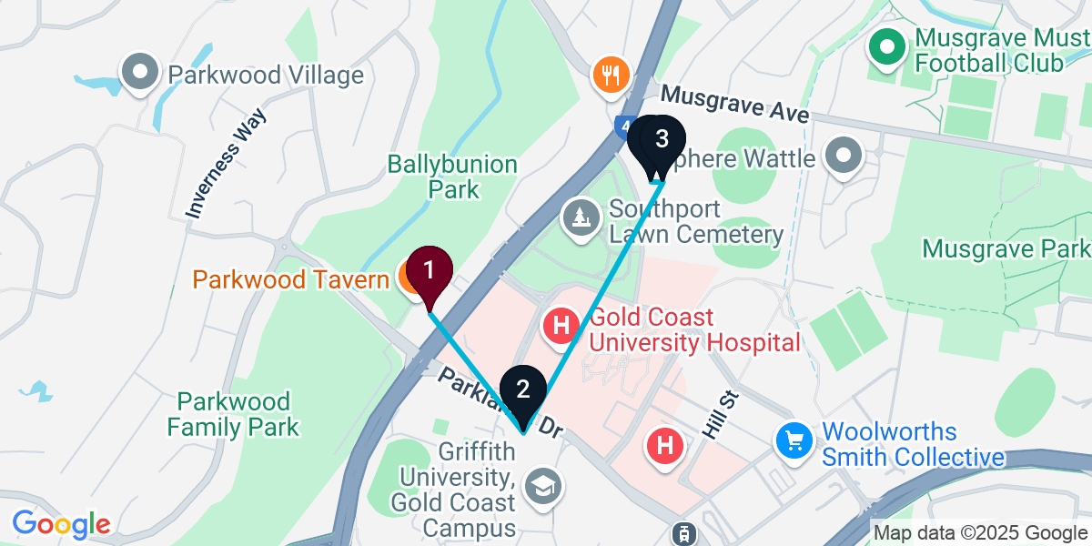 Map for Southport Bar Crawl