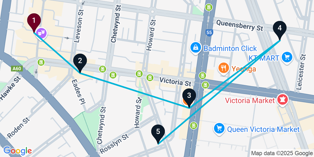 Map for Epic North West Melbourne Bar Crawl
